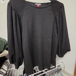 Vince Camuto Elegant Black Blouse